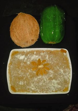 পেঁপে এবং নারকেলের সন্দেশ রেসিপির প্রধান ছবি