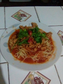 Una foto de Spaghetti a la boloñesa😌