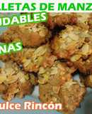 Galletas de manzana / sin azúcar y sin gluten / tiernas y saludables 🍏👌