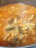 Sopa de pasta y verduras