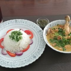 A picture of Chicken in coconut milk#my favourite Easter Dish contest.