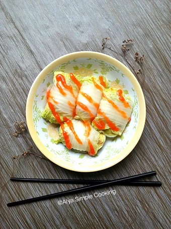 Cara Mudah Membuat Resep Sawi Putih Gulung Isi Tahu Sosis yang Bikin Ngiler Anti Ribet, Bikin Ngiler