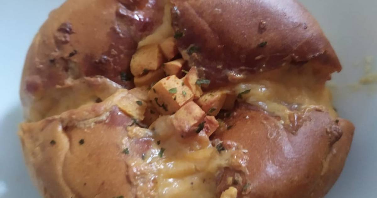 Resep Korean Garlic Cheese Bread Air Fryer Instan Homemade Creamcheese