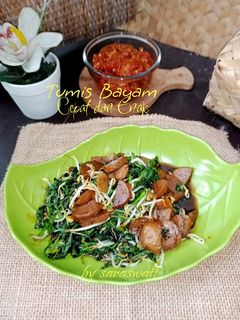 Foto resep Tumis bayam Cepat dan Enak