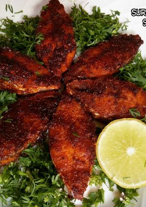 A picture of Surmai Fish Fry/Maharashtrain Fish Fry/ Seer Fish Fry.