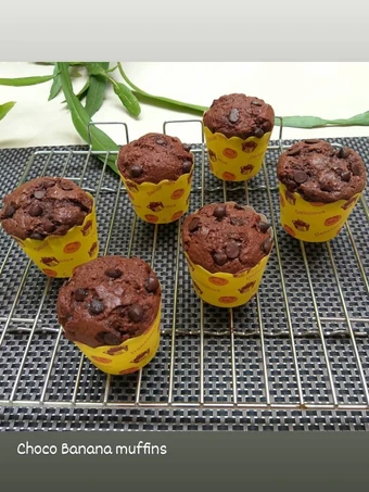Langkah Gampang Menyiapkan Resep Choco Banana muffins yang Bisa Manjain Lidah Anti Ribet, Uenak Banget