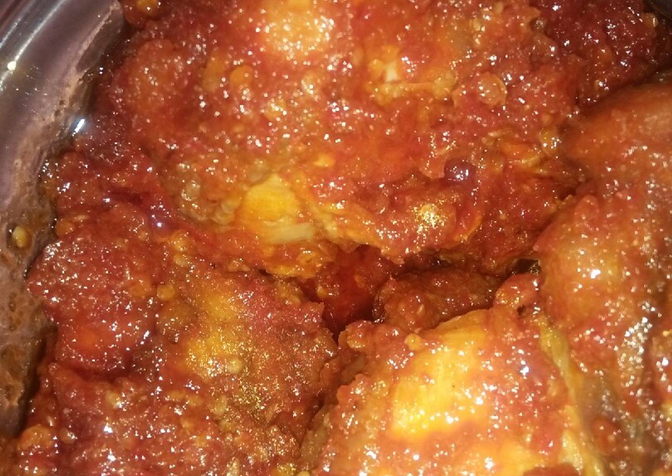 Ayam balado pedas