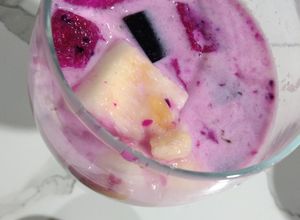 Foto resep Es buah nutrijell sirup leci