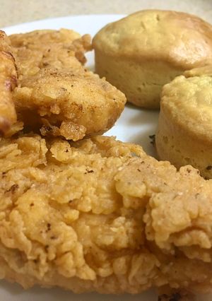 A picture of Buttermilk Fried Chicken!.