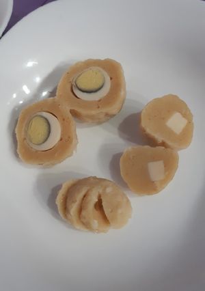 Foto resep Bakso ayam isi keju dan telur puyuh