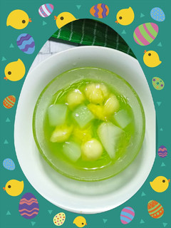Foto resep Es melon segar