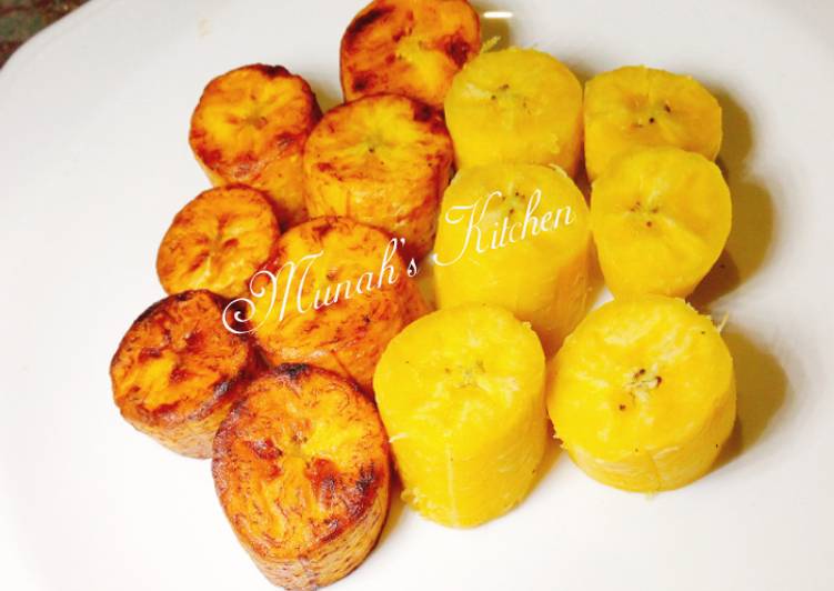 How to Make Award-winning Boiled and fried plantain