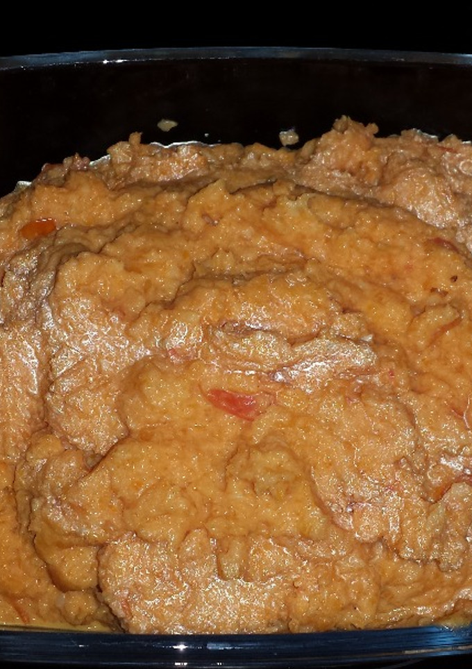 Una foto de Puré de calabaza y calabacín 