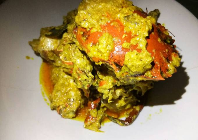 Langkah Mudah untuk Menyiapkan Kepiting santan kering, Sempurna