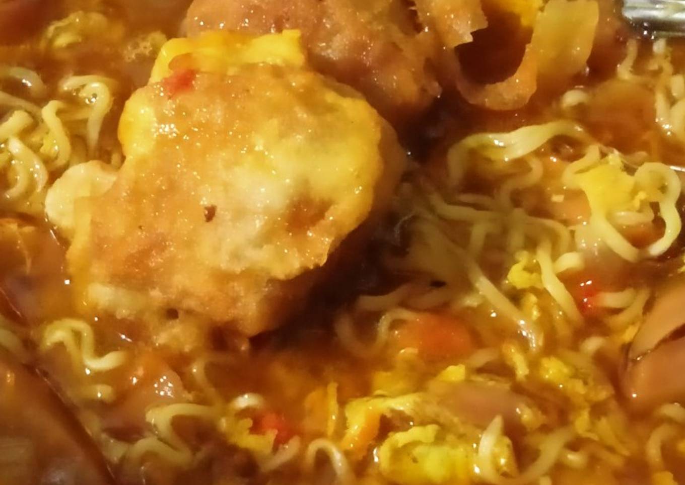 Seblak mie soto