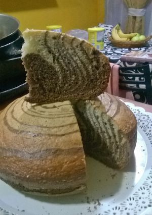 Una foto de Torta cebra