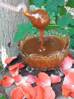 عکسی از دستور سس کارامل خانگی👌😋