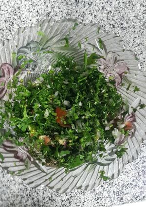 A picture of Tabbuoleh Salad.