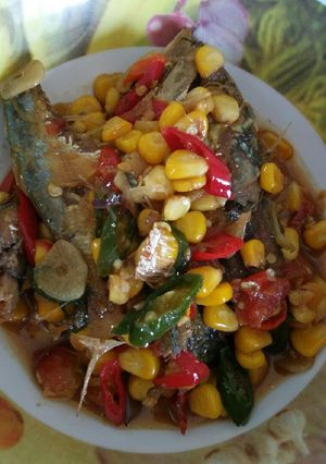 Foto resep Ikan Asin Peda Jagung Manis
