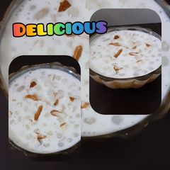 A picture of Sabudana Kheer.