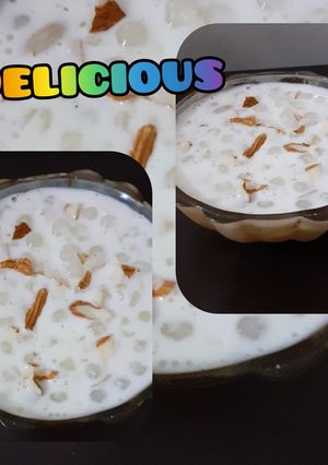 A picture of Sabudana Kheer.