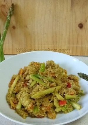 Foto principal de Cuscús de coliflor al curry