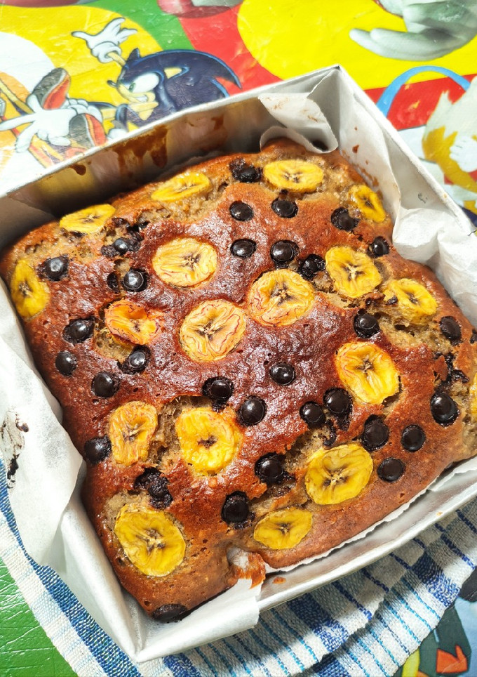 Foto resep Bolu pisang oatmeal (no mixer)