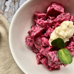 A picture of Beetroot relish.