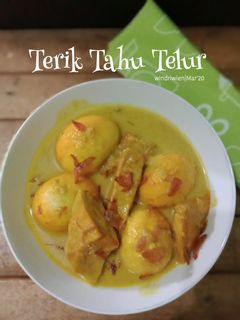 Foto resep Terik Tahu Telur
