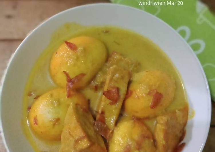 Resep Terik Tahu Telur Lezat