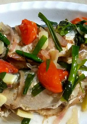 Foto resep Tim ikan kembung asem Jawa