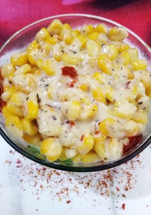 A picture of Creamy corns.