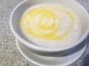 Una foto de leche de cebada