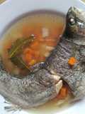 Trout fish soup