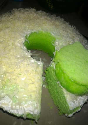 Foto resep Bolu kukus pandan