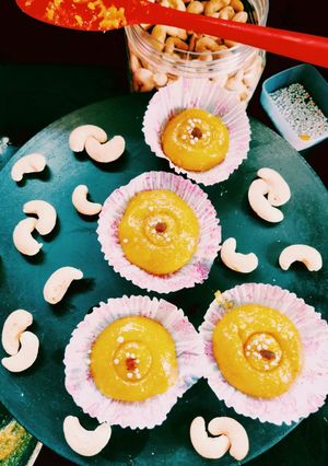A picture of Cashew halwa.