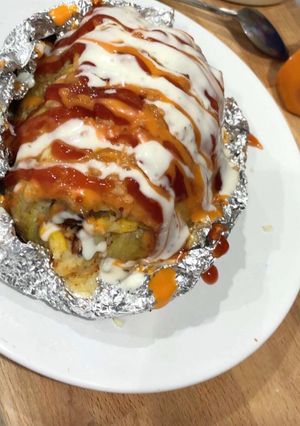 صورة لوصفة بطاطس مشويه "الكومبير"🥔