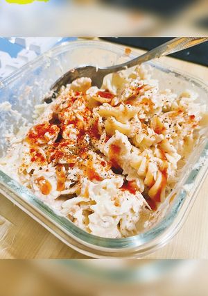 A picture of 🥗Summer Tomato and Tuna Pasta Salad.