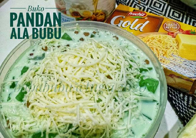 Langkah Mudah untuk Menyiapkan Buko Pandan Simple (ala bubu), Menggugah Selera