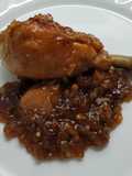 Pollo con cebolla caramelizada 🍯