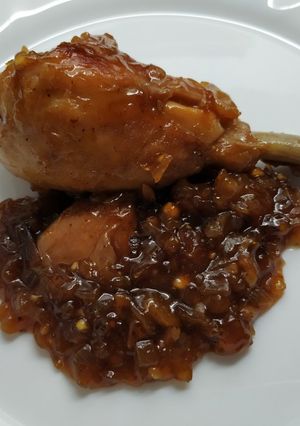 Foto principal de Pollo con cebolla caramelizada 🍯