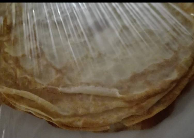 Pasta para creps dulces