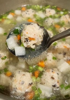 Foto resep Sup Bakso Rambutan