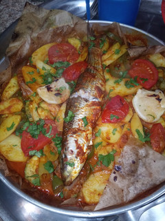 صورة لوصفة بطاطا بالحوت في كوشة🐟🥔