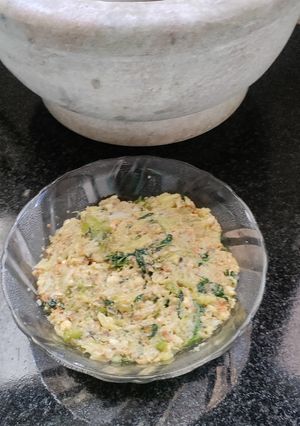 A picture of Raw Mango Thecha.