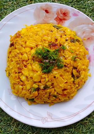 A picture of Sweetcorn Upma.