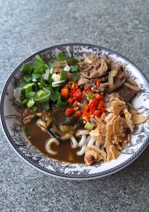 Foto resep Beef curry udon versi ekonomis ala marugame udon