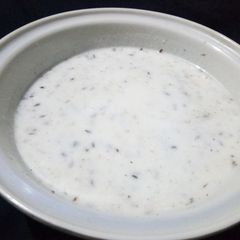 A picture of Potato Raita.