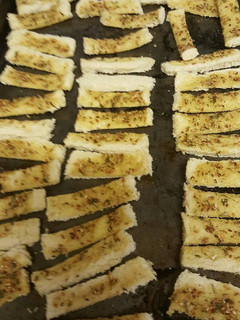 A picture of Herbed Breadsticks.
