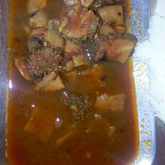 A picture of Stewed matumbo.